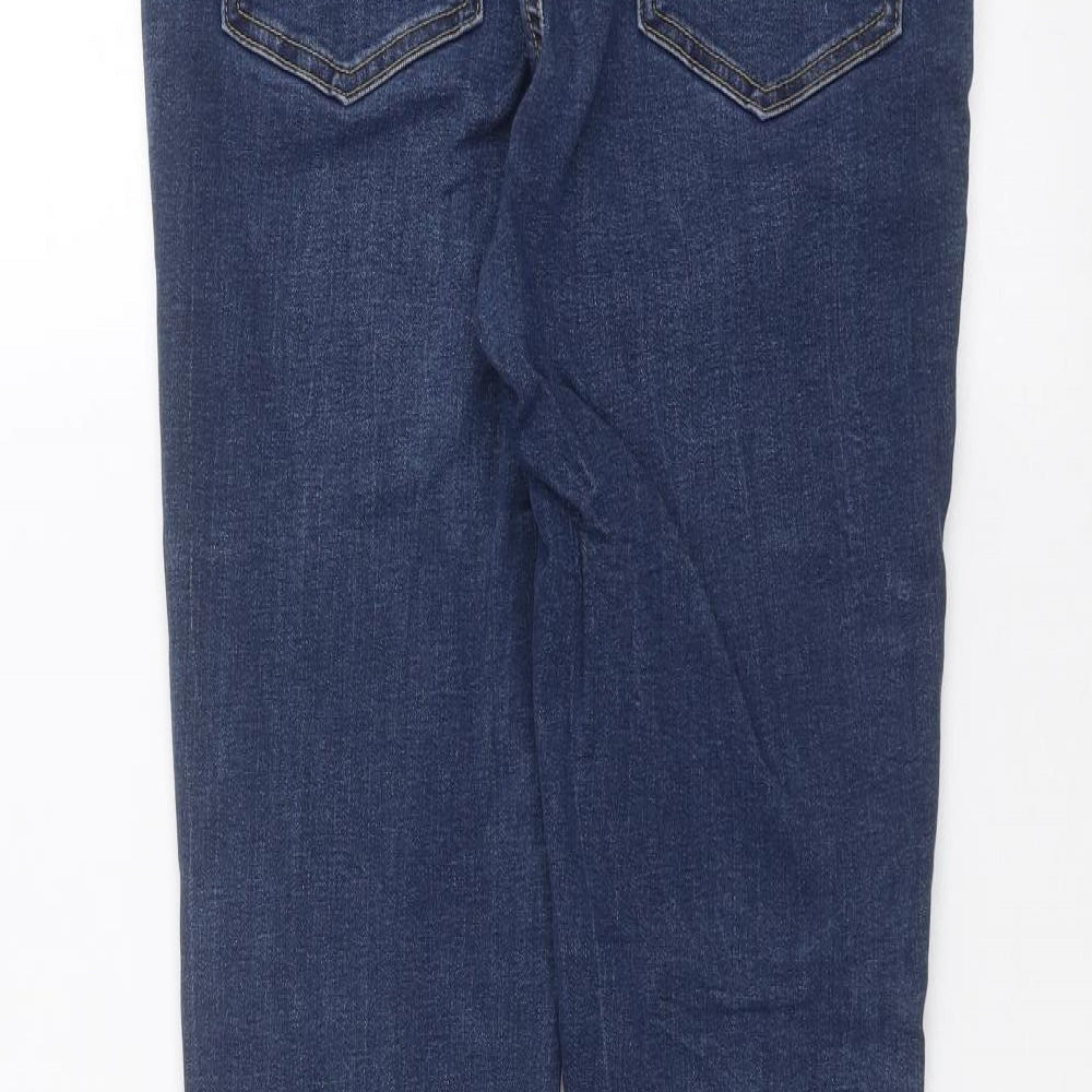 Denim & Co. Womens Blue Skinny Jeans Size 14 L30 in