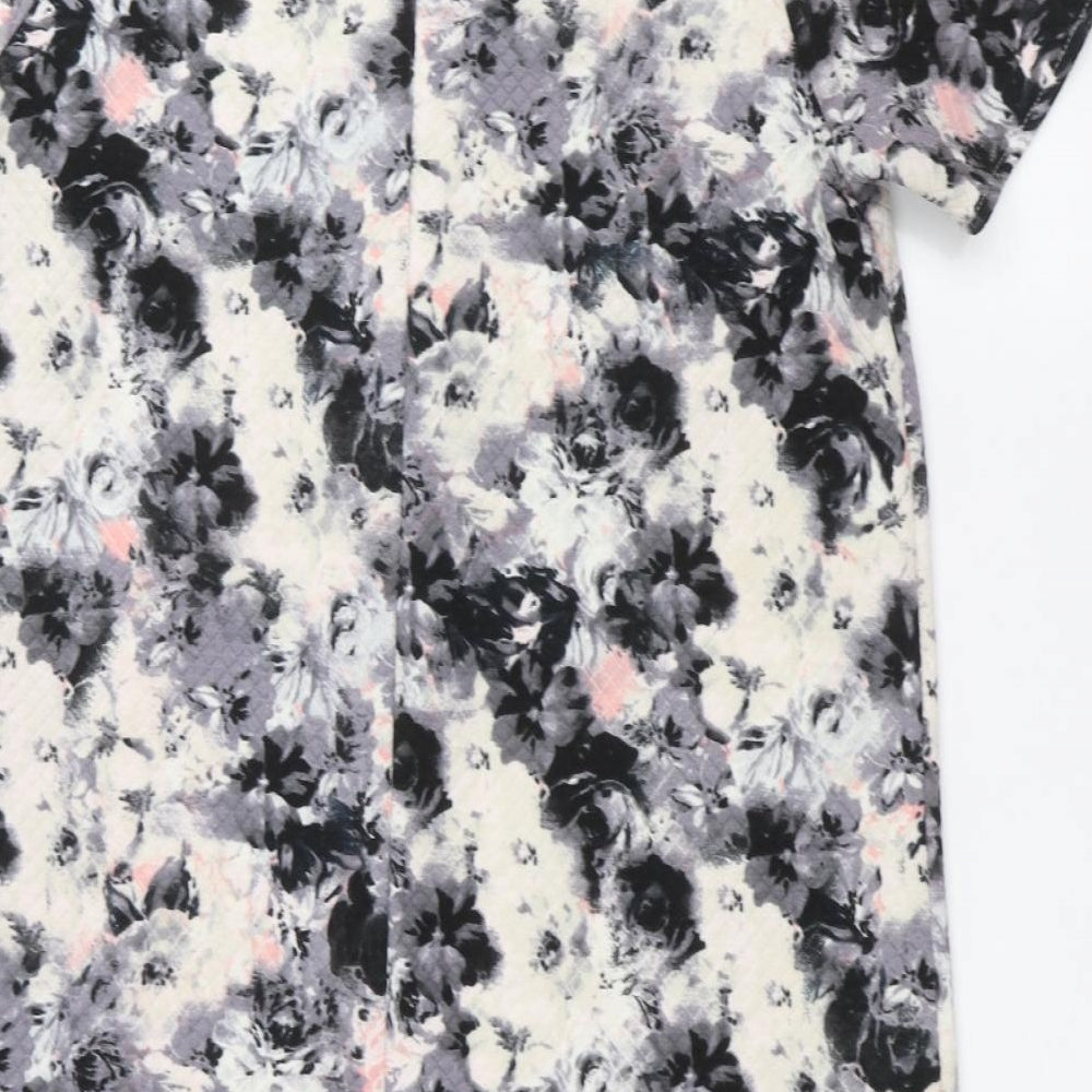 George Womens Blue Floral Pullover Jumper Size 14