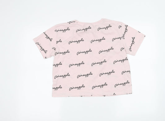 Pineapple Girls Pink Basic T-Shirt Size 14-15 Years