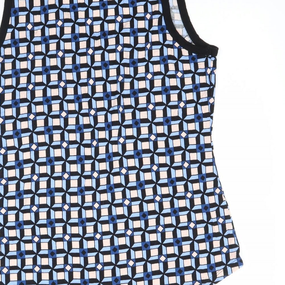 Womens UK Size 14 Dorothy Perkins Multicoloured Basic Tank