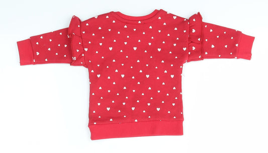 Primark Baby Red Pullover Jumper Size 0-3 Months