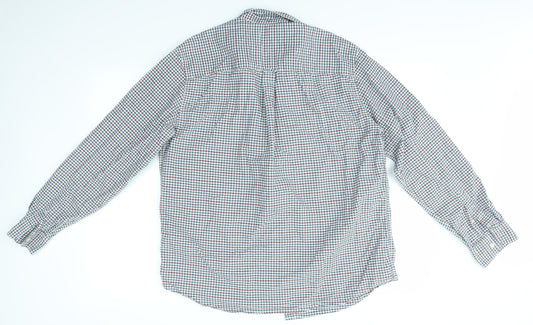 TU Mens Multicoloured Check Button-Up Size L