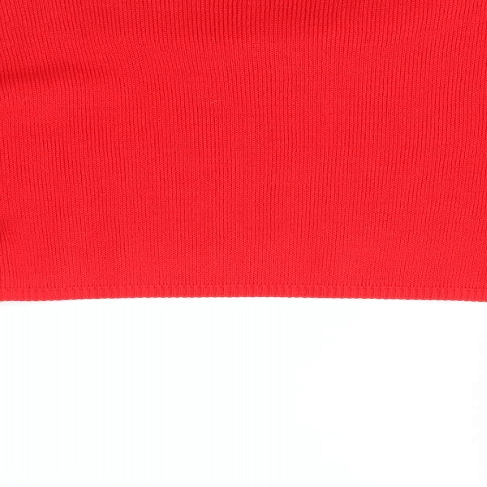 Womens UK Size S REBELLIOUS Red Pullover Jumper