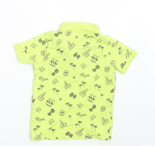 George Boys Yellow Pullover Polo Size 2-3 Years