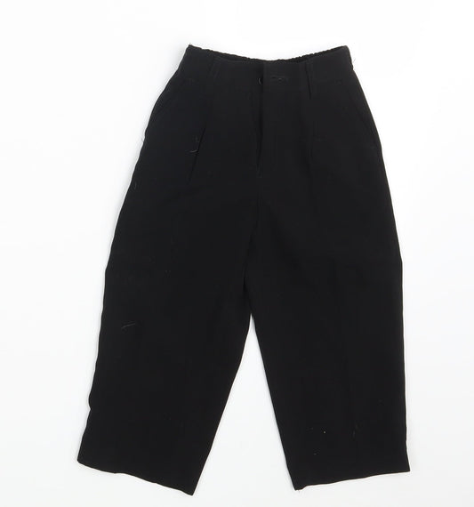 Ricardo Boys Black Dress Pants Trousers One Size - Waist 16in; Inside leg 13in