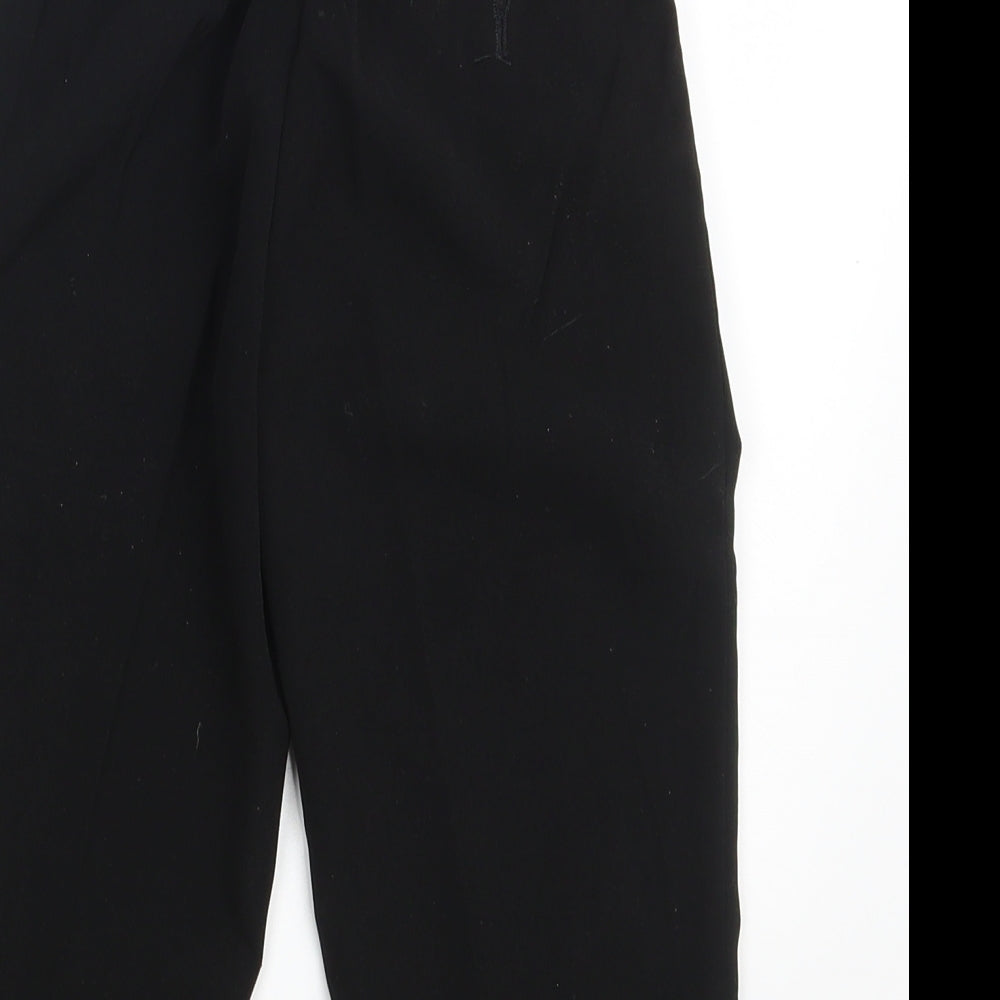 Ricardo Boys Black Dress Pants Trousers One Size - Waist 16in; Inside leg 13in