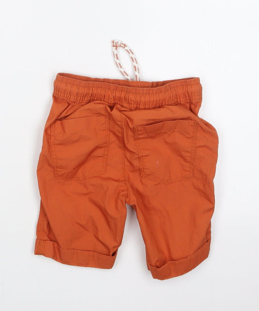 TU Boys Orange Cropped Trousers Size 3-4 Years