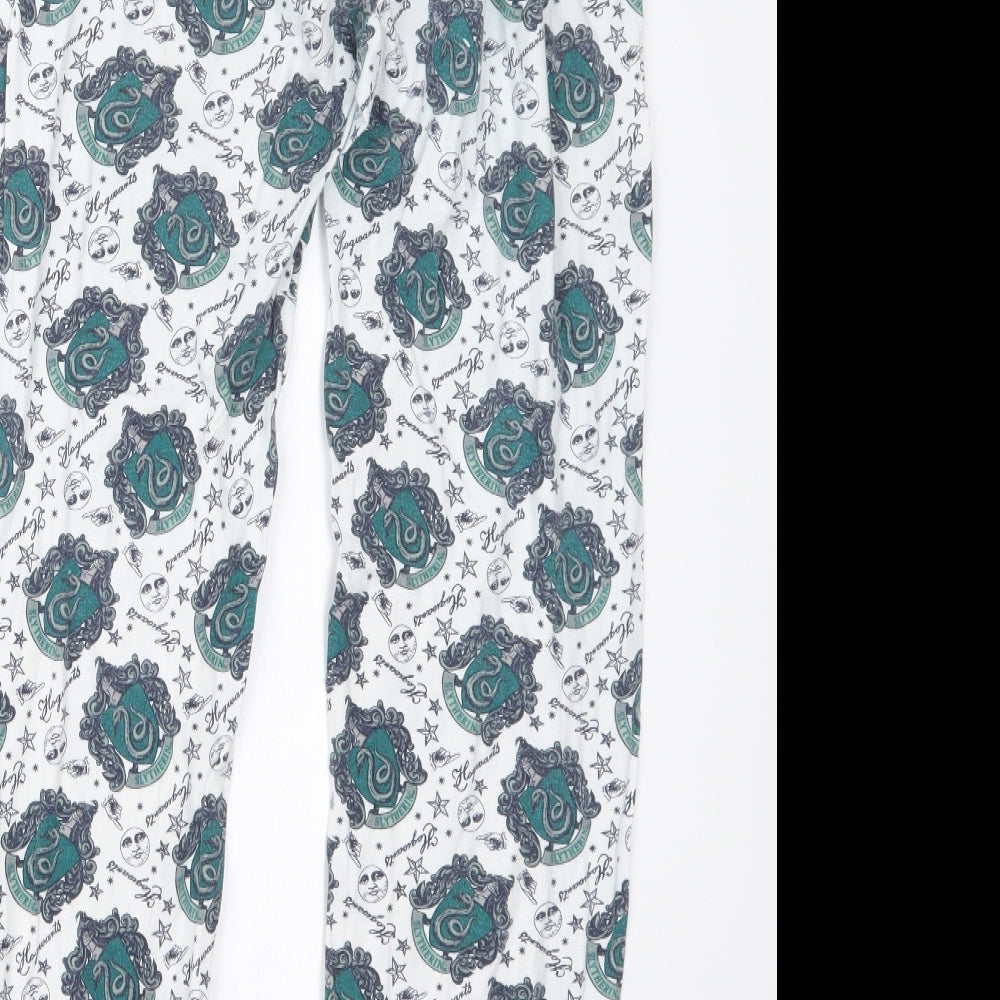Love to Lounge Womens Blue Geometric Capri Pyjama Pants Size 6 - Harry Potter