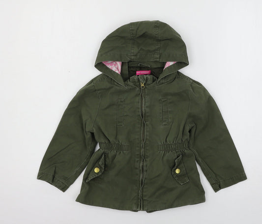 Young Dimension Girls Green Jacket Size 2-3 Years