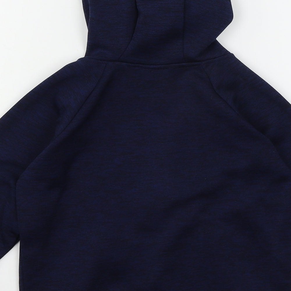 Urban Rascals Boys Blue Jersey Full Zip Hoodie Size 5-6 Years