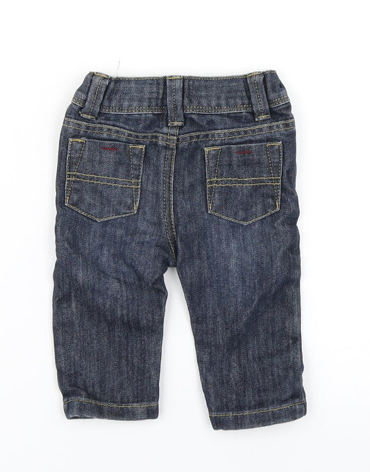 Denim Co Boys Blue Denim Cargo Jeans Size 3-6 Months