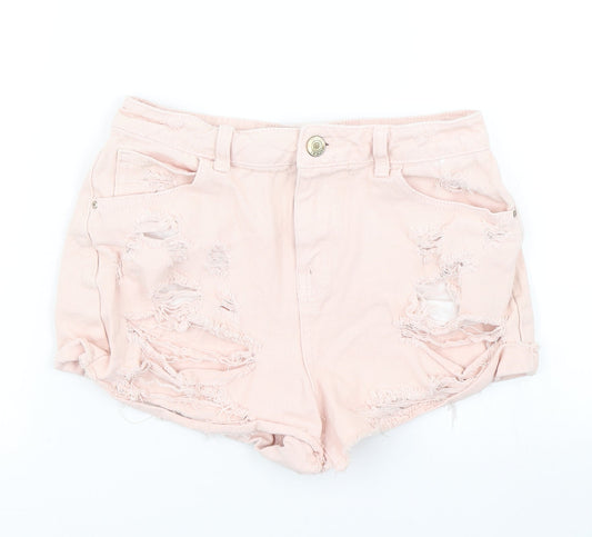 Womens UK Size 8 Denim Co Regular Fit Hot Pants Shorts