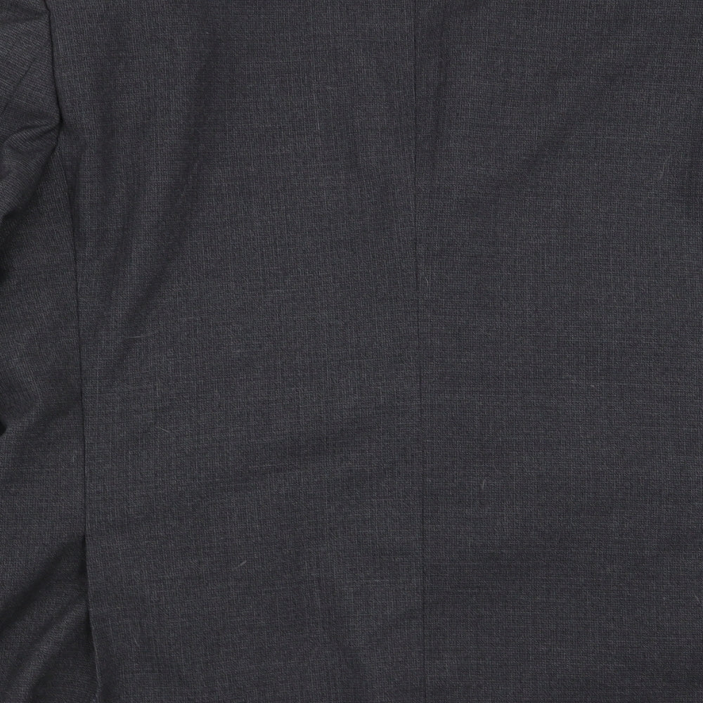 Mens UK Size 46 Burton menswear Regular Grey Suit Jacket