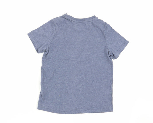 TU Boys Blue Basic T-Shirt Size 6 Years