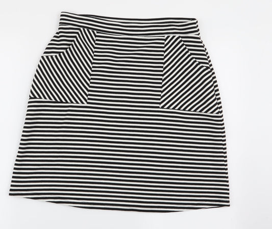 Womens UK Size 12 Papaya Flare Skirt