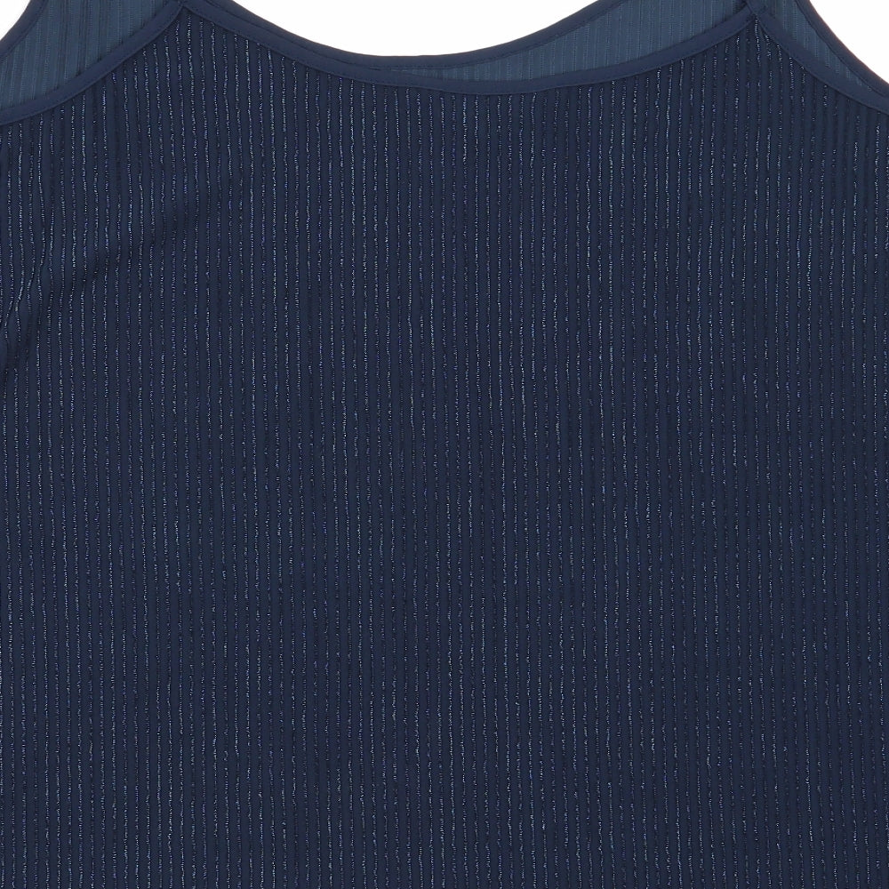 Womens UK Size 14 NEXT Blue Basic Tank