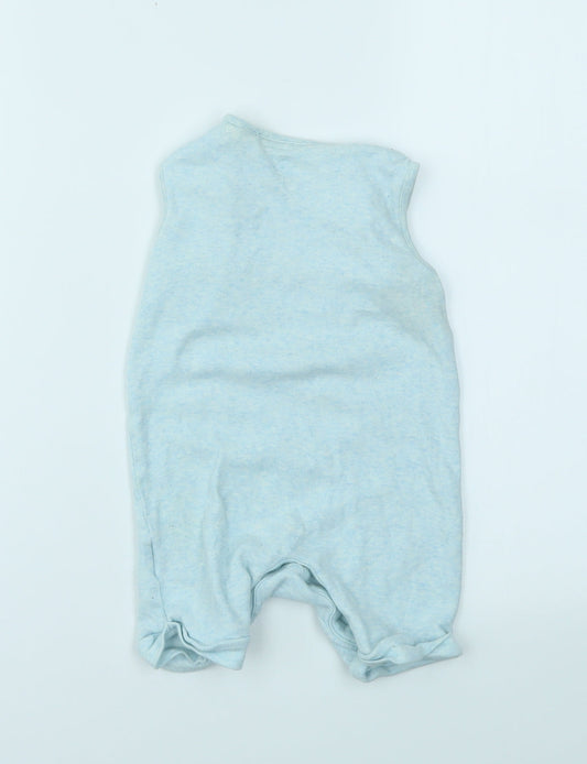 M Girls Blue Babygrow One-Piece Size 6-9 Months