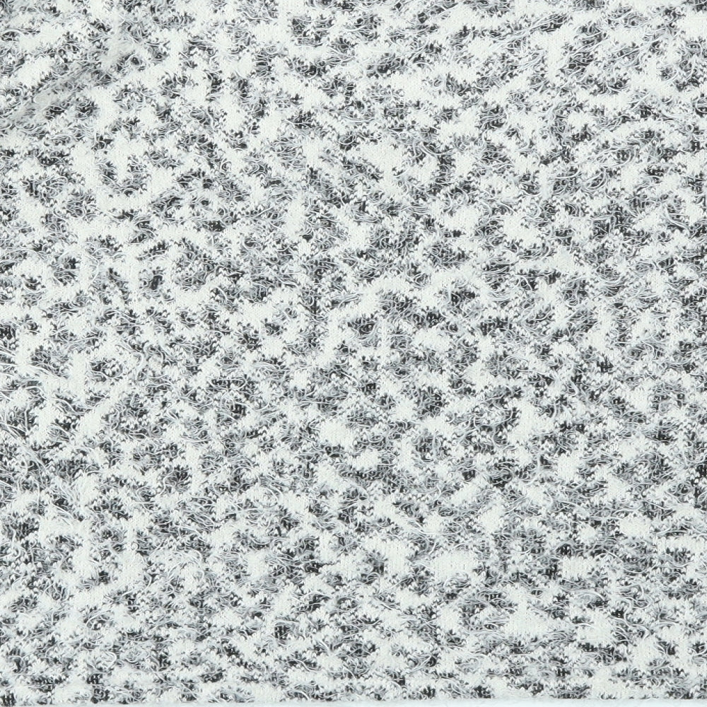 Primark Womens Ivory Geometric Pullover Jumper Size XS