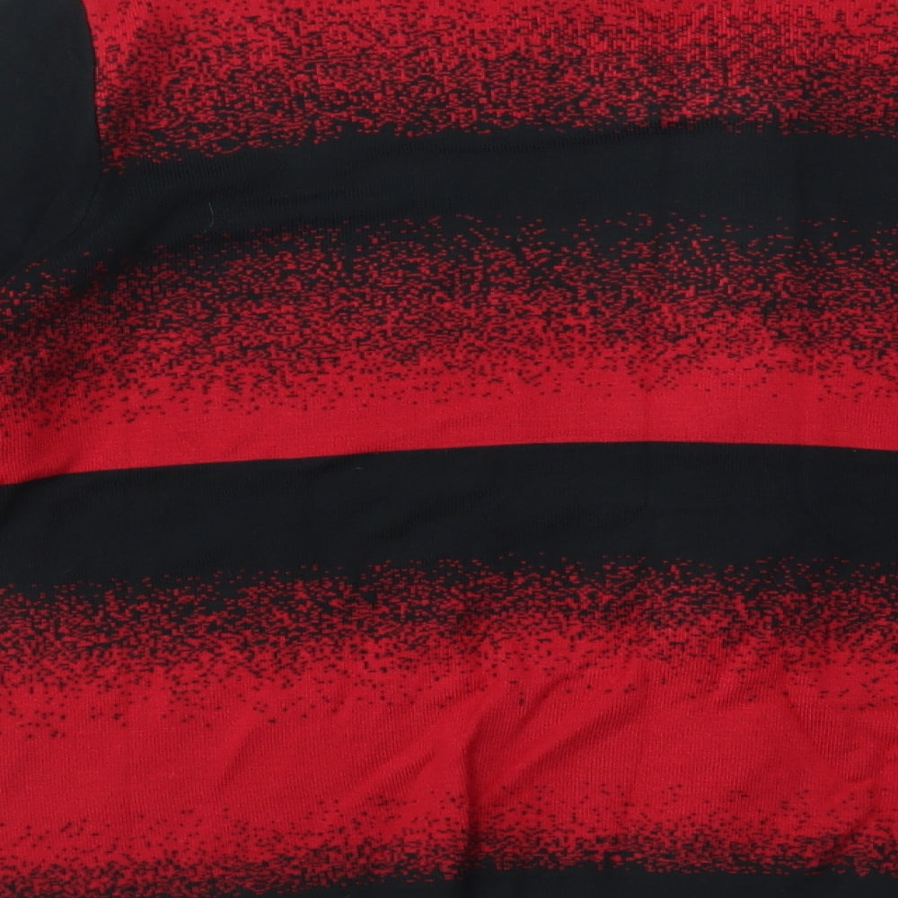 JUST ELEGANCE Womens Multicoloured Geometric Full Zip Jumper Size XL