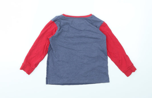 Matalan Boys Multicoloured Basic T-Shirt Size 2-3 Years