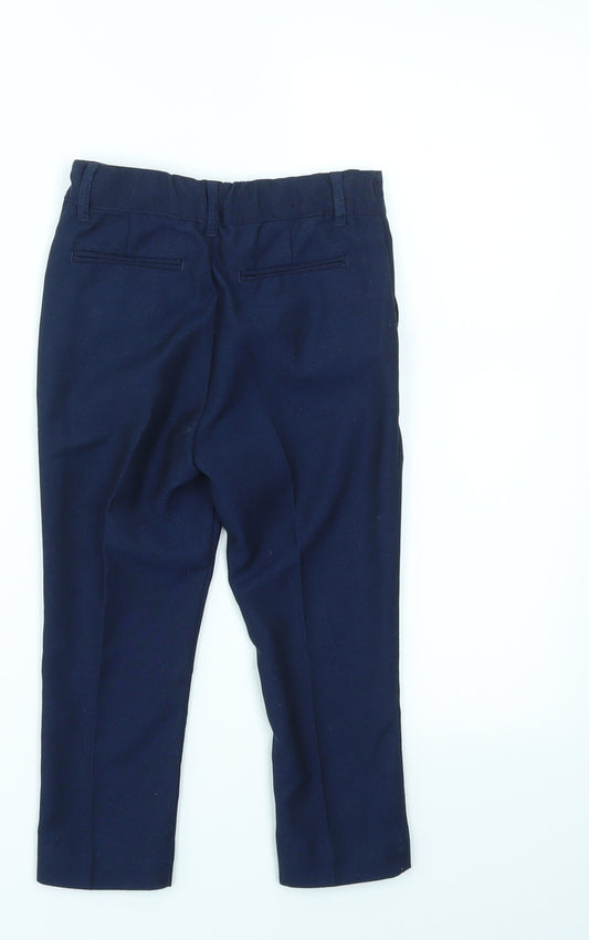George Boys Blue Jogger Trousers Size 3-4 Years