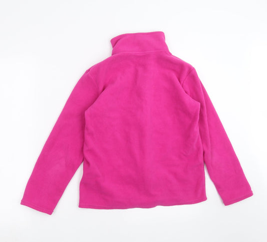 Freedom trail Womens Pink Fleece Full Zip Jumper Size 6