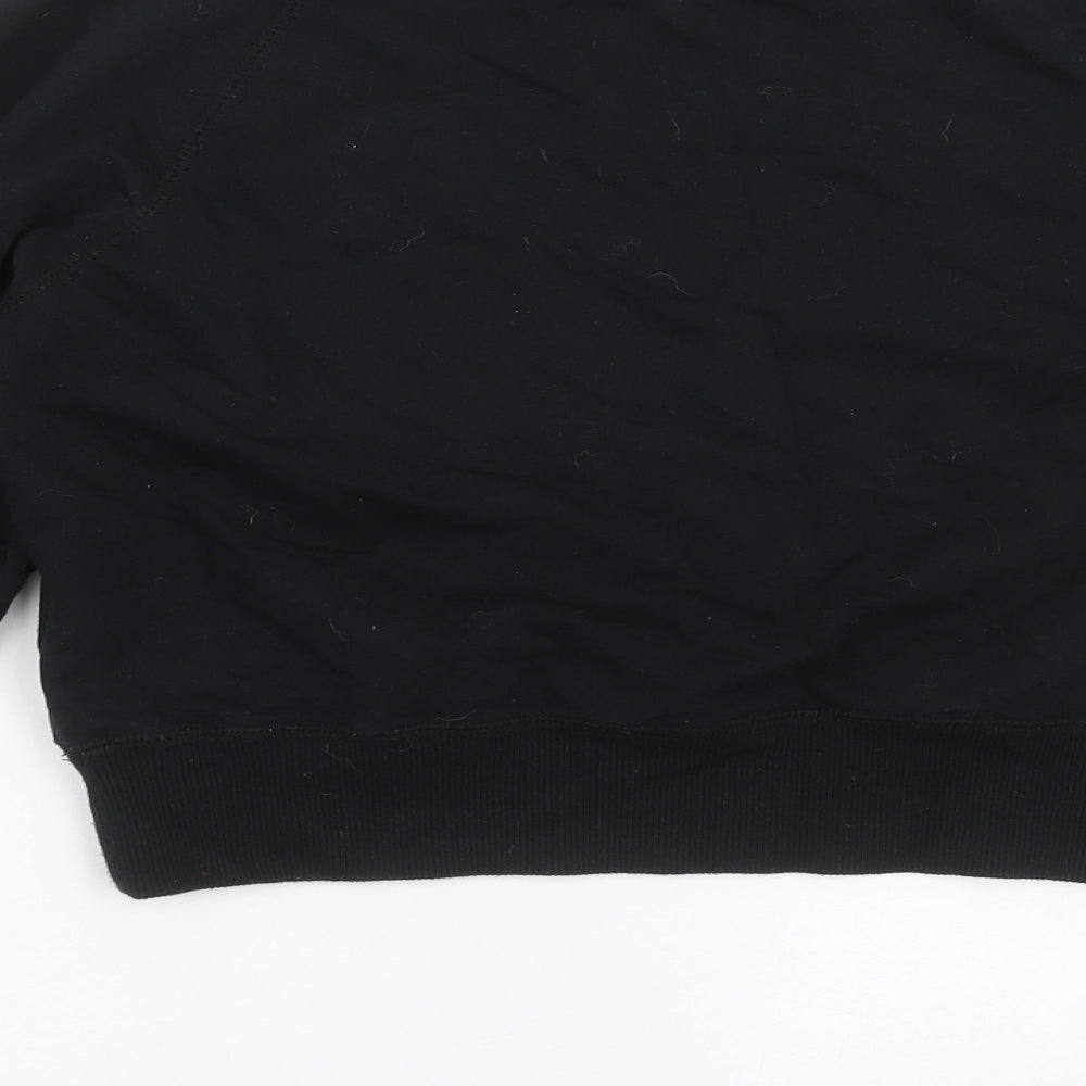 American Freshman Womens Black Pullover Sweatshirt Size 10