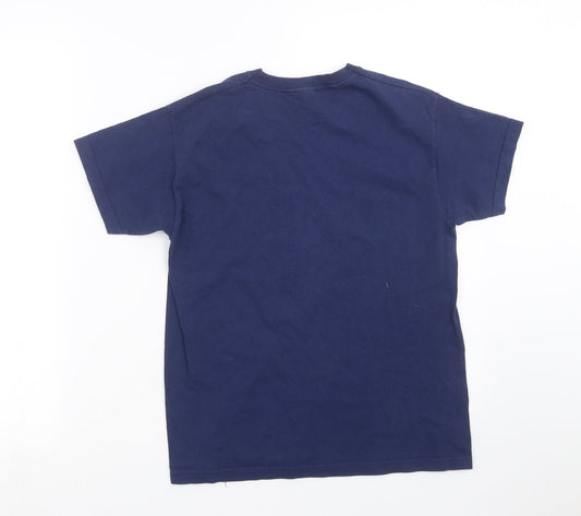 Fruit of the Loom Boys Blue Basic T-Shirt Size 9-10 Years - swim safe