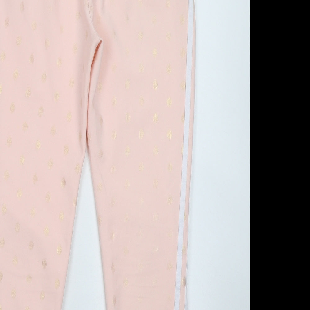 Womens UK Size M Preworn Slim Fit Pink Trousers