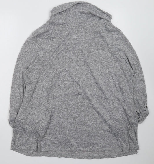 Womens UK Size 12 Principles Grey Pullover Jumper