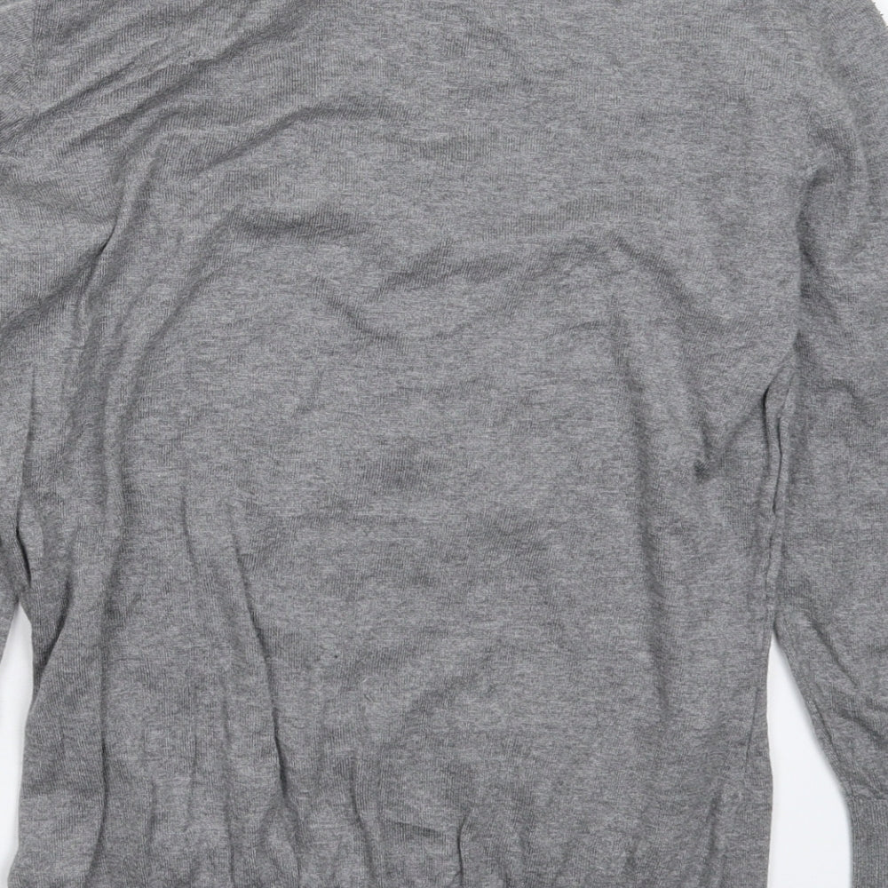 Womens UK Size M H&M Grey Cardigan Jumper