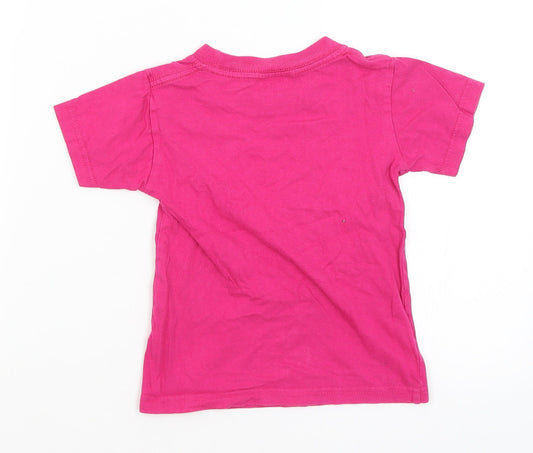 Otranto Girls Pink Basic T-Shirt Size 4 Years - Love Salou