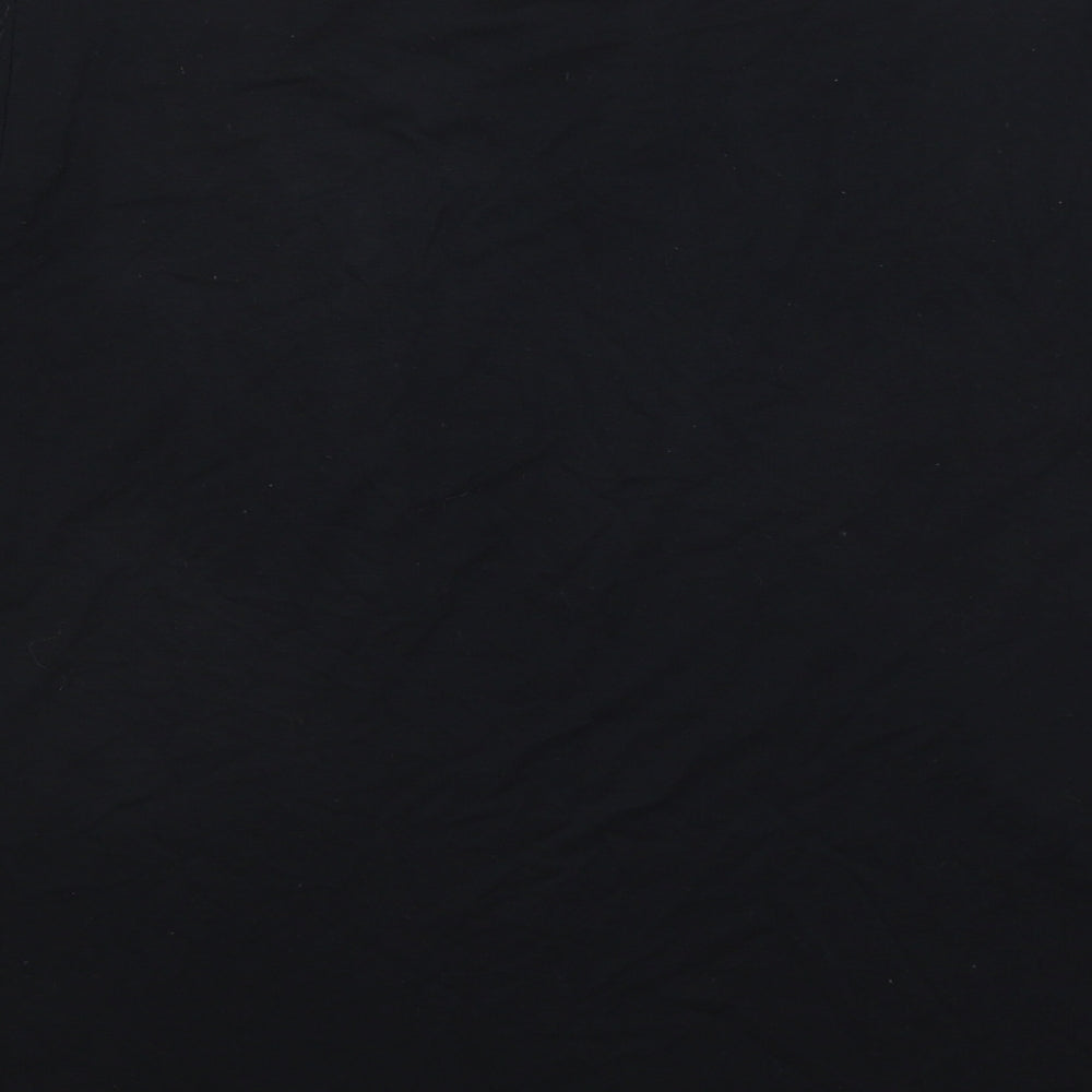 M&S Womens Black Basic T-Shirt Size 16