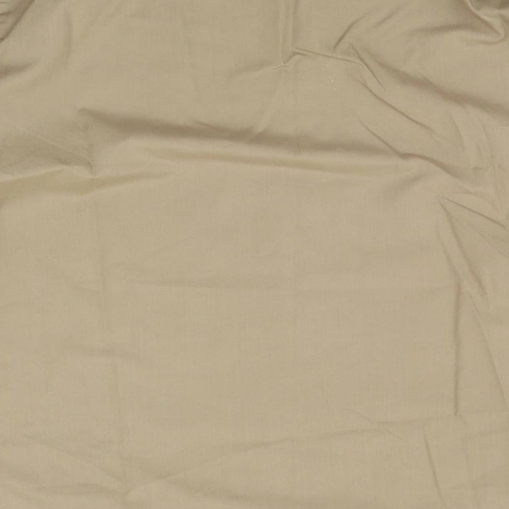 Asdale Mens Brown Button-Up Size 16