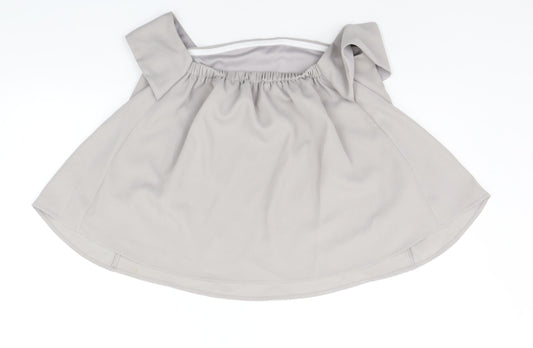 Miss Selfridge Womens Green Basic Blouse Size 8