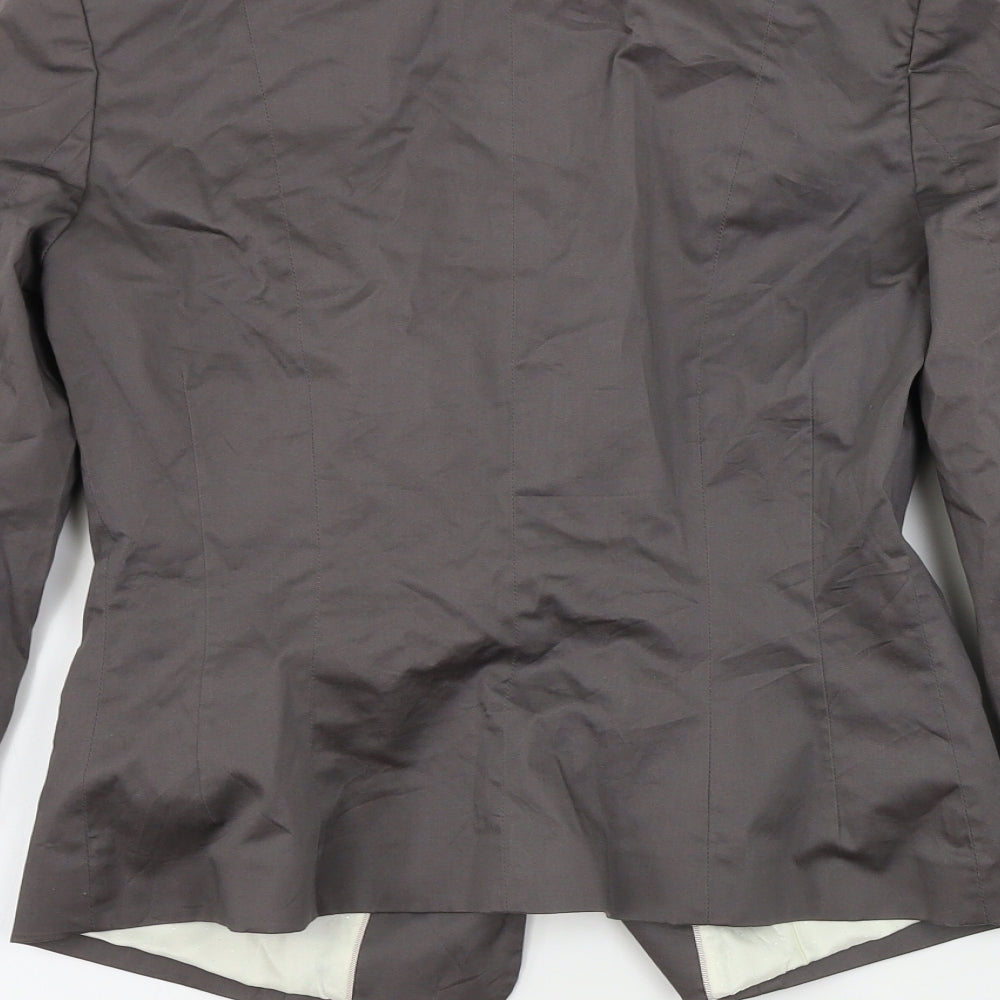 Womens UK Size 6 H&M Regular Grey Blazer