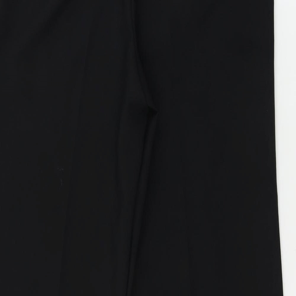 Womens UK Size 12 Marks and Spencer Regular Fit Black Trousers