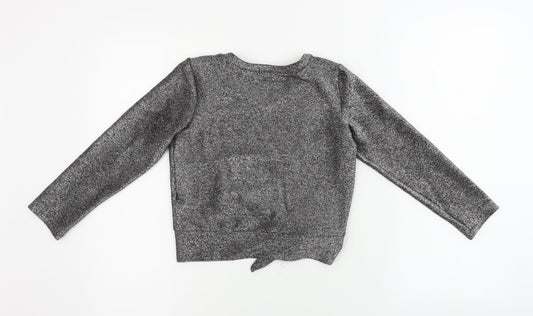 Primark Girls Grey Basic T-Shirt Size 7-8 Years