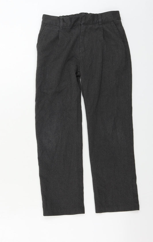F&F Boys Grey Chino Trousers Size 7-8 Years
