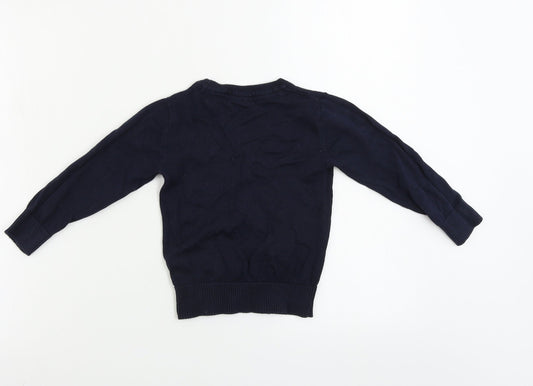 NEXT Boys Blue Pullover Jumper Size 3 Years