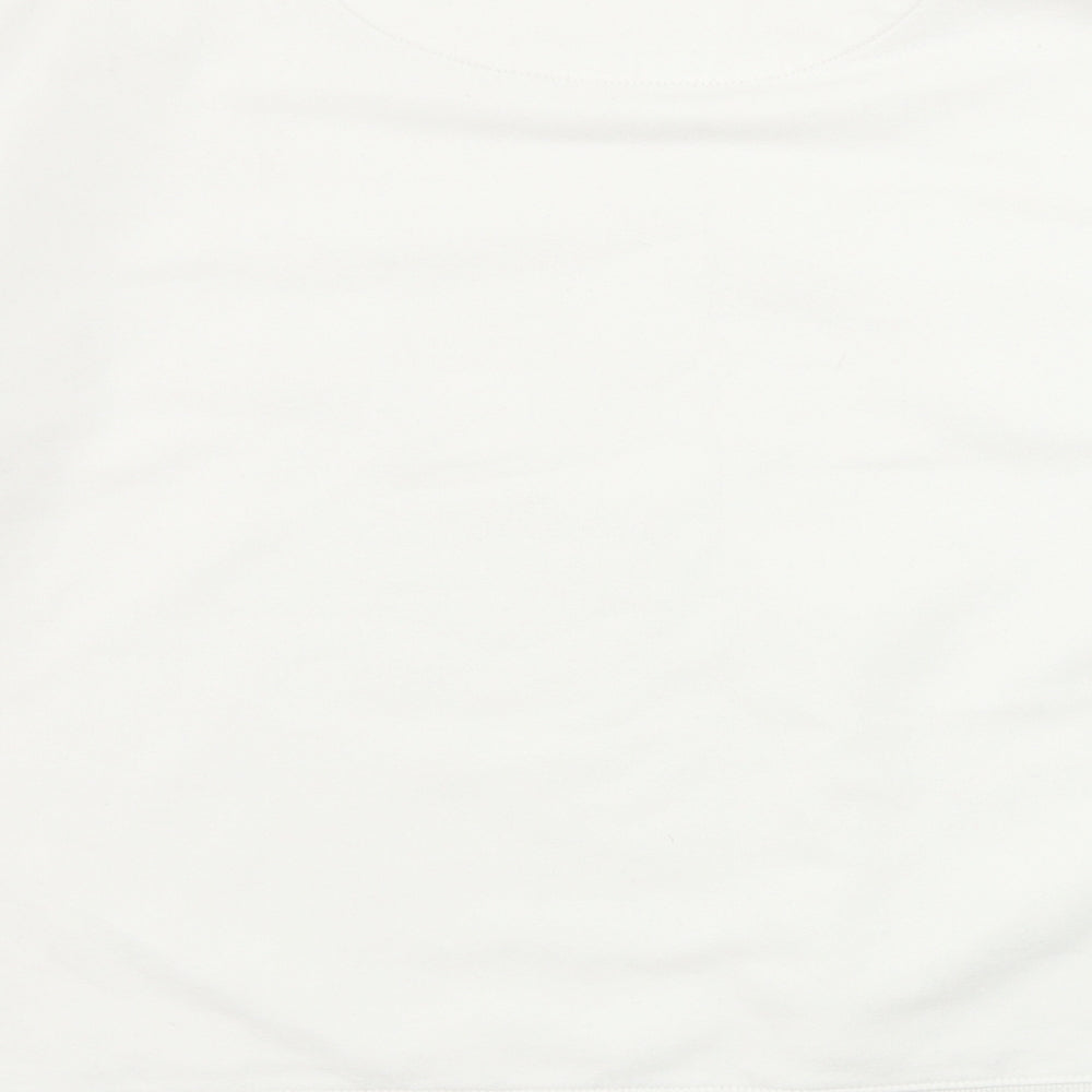 Womens UK Size M NEXT White Pullover Jumper