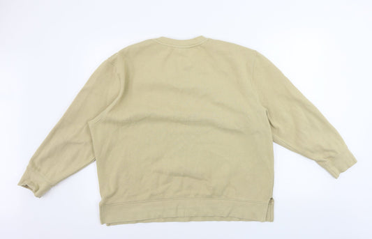 Topshop Mens Beige Pullover Jumper Size M