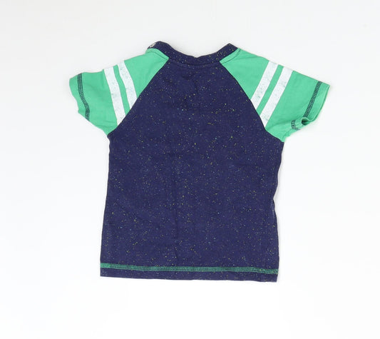 Nutmeg Baby Blue Basic T-Shirt Size 12-18 Months