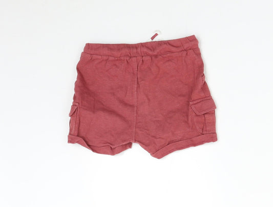 M&S Baby Pink Sweatpants Trousers Size 12-18 Months - Shorts