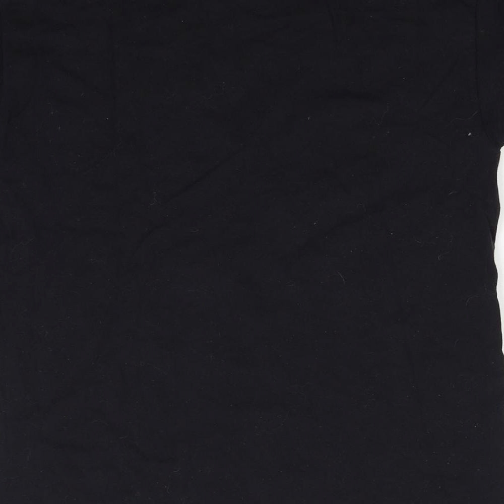 Brand and care label for Fruit of the Loom boys’ black basic t-shirt, size 9-10, years - xbox legend