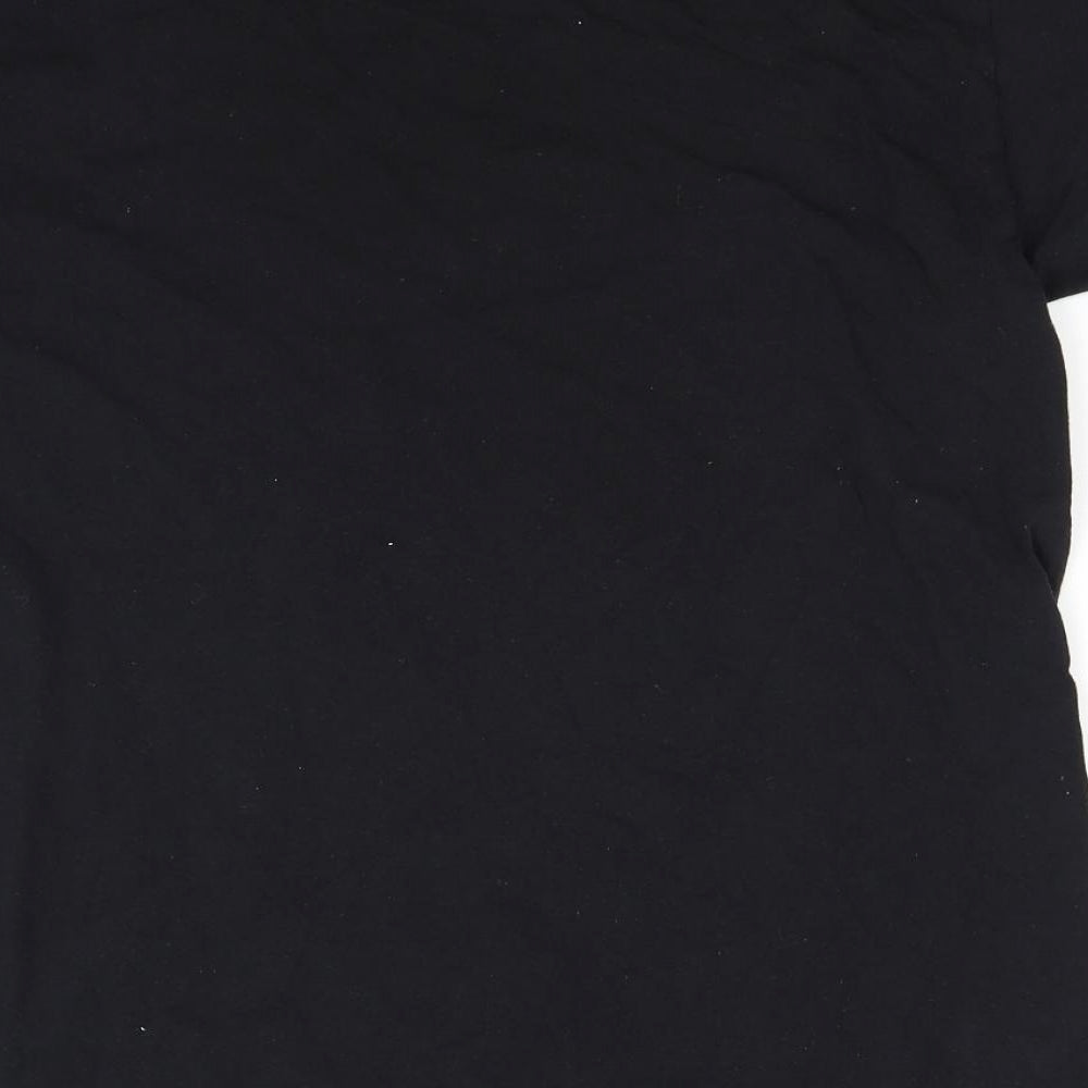 AX Paris Womens Black Basic T-Shirt Size M
