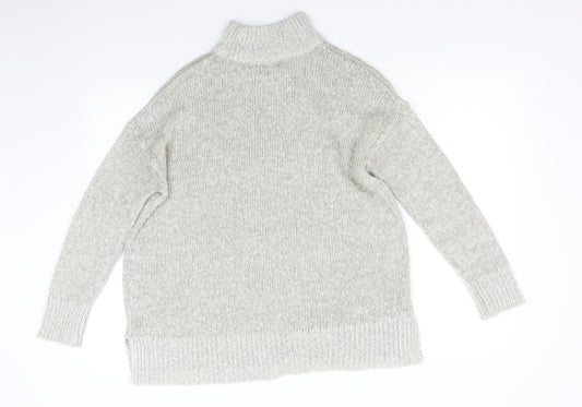 Womens UK Size M New Look Grey Pullover Jumper