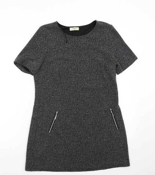 Additional front view of Papaya women’s grey shift, size UK 10