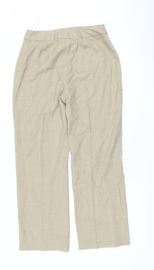Womens UK Size 12 Dunnes Stores Regular Fit Beige Trousers