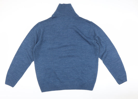 South Bay Mens Blue Pullover Jumper Size L